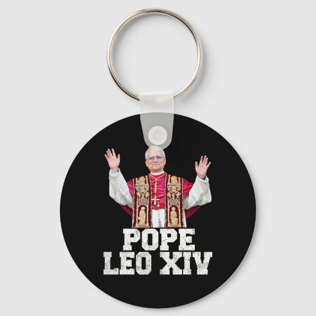 Chaveiro Papa Leo Xiv 1 (Frente)