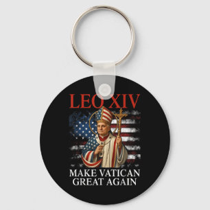 Chaveiro Papa Leo Xiv Faça Excelente Vaticano Novamente Chu