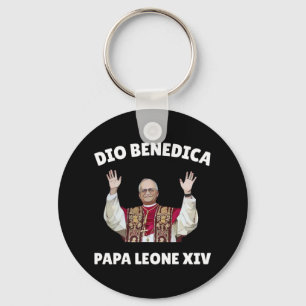 Chaveiro Papa Leo Xiv - Papa Deus abençoe Leo Xiv