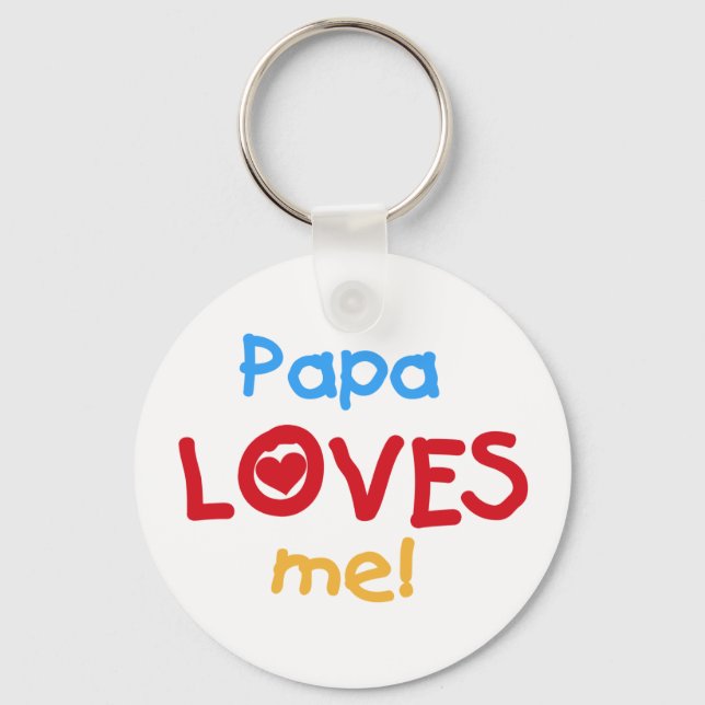 Chaveiro Papa me ama T-shirts e presentes (Frente)