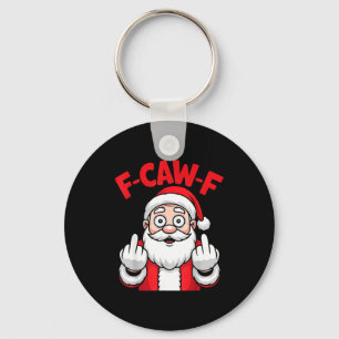 Chaveiro Papa Noel Dedo do Meio Sarcástico Natal P Engraçad