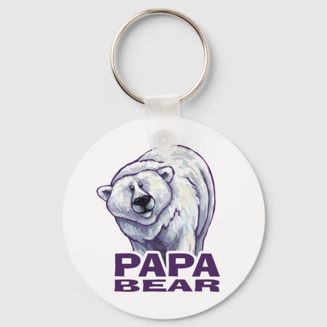 Chaveiro Papa Polar Bear (Frente)