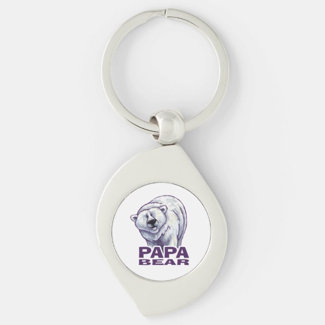 Chaveiro Papa Polar Bear (Frente)