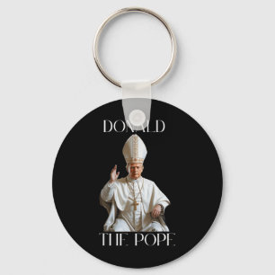 Chaveiro Papa Trump Engraçado Trump Vaticano Cristão Retro 