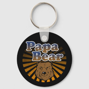 Chaveiro Papa Urso, Legal Dia de os pais Vintage