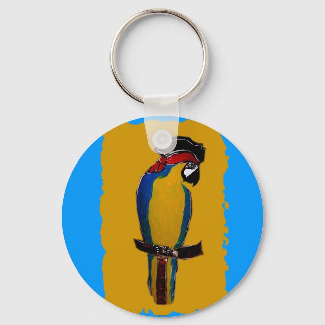 Chaveiro Papagaio Azul (Frente)