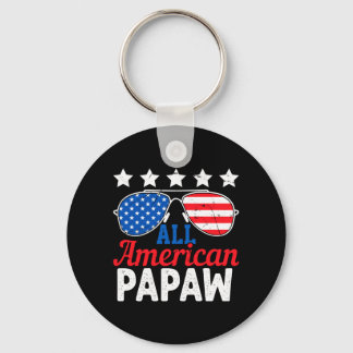 Chaveiro Papai Americano Retro 4 De Julho Patriótico