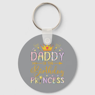 Chaveiro Papai da Princesa de Aniversário Menina de Anivers