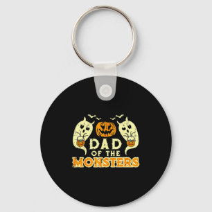 Chaveiro Papai de Monstros no Halloween Fantasia de Família