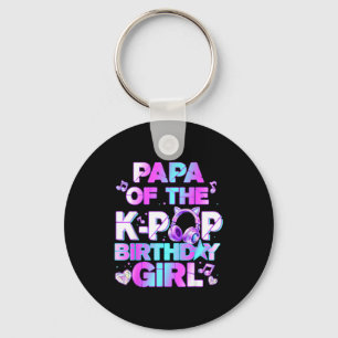Chaveiro Papai do k-pop das garotas de aniversário música c