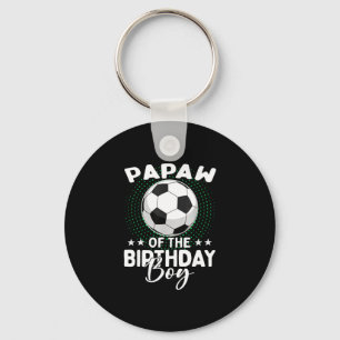 Chaveiro Papai do menino de aniversário jogador de futebol