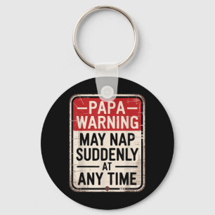 Chaveiro Papai Dorme Humor Divertido de Pai