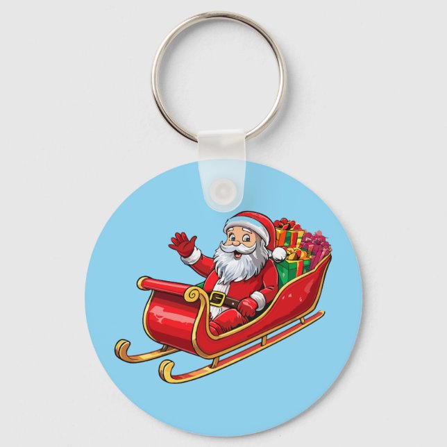 Chaveiro Papai Noel (Frente)