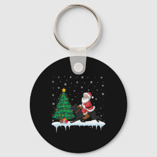 Chaveiro Papai Noel Andando Cane Corso Cachorros Meninas Cr