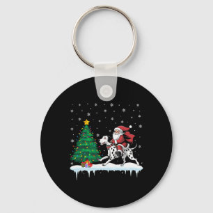 Chaveiro Papai Noel Andando Dog Boys Dalmacianos Meninas Cr