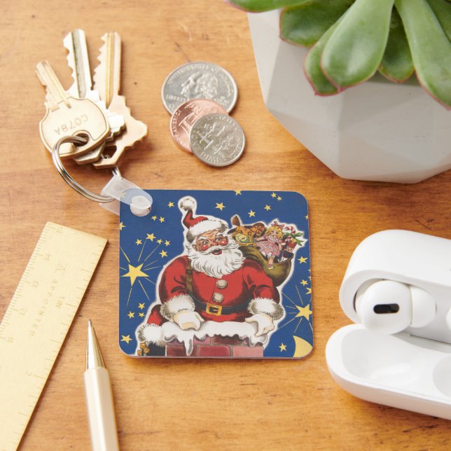Chaveiro Papai Noel Antigo, A Noite Antes do Natal (Mesa)