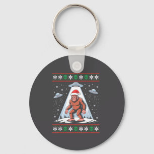 Chaveiro Papai Noel Bigfoot Ovni Alien Engraçado Natal Feio