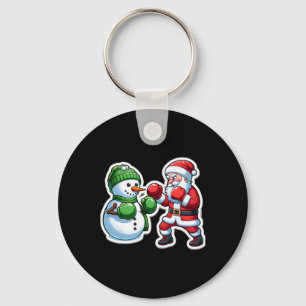 Chaveiro Papai Noel Boxing Snowman Natal