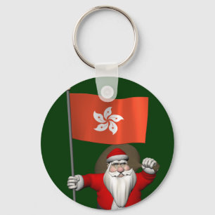 Chaveiro Papai Noel Com Alferes De Hong Kong