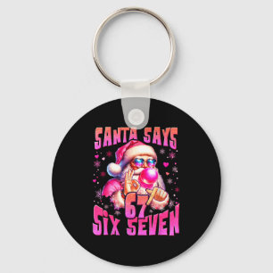 Chaveiro Papai Noel Diz Seis Sete 6 7 Meme Papai Noel Nk Bo