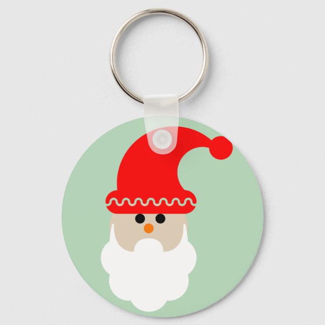 Chaveiro Papai Noel do Natal  (Frente)