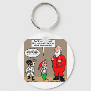 Chaveiro Papai Noel e Elfos Personagens Presentes Divertido
