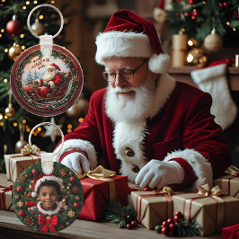 Chaveiro Papai Noel em seu trenó