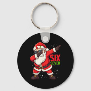 Chaveiro Papai Noel engraçado Dab Seis Sete Natal 67 Meme G