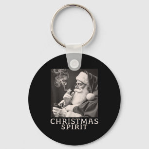 Chaveiro Papai Noel Fumante Vintage Natal Divertido Srit C