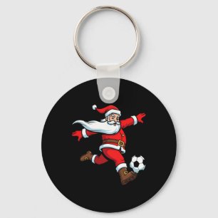 Chaveiro Papai Noel joga futebol Natal esportes mulheres ho
