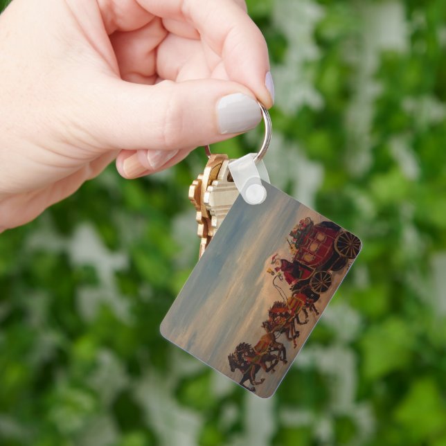 Chaveiro Papai noel Palco Coach, original por Gary Poling (Mão)