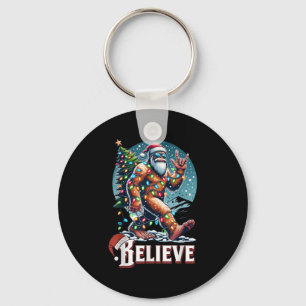 Chaveiro Papai Noel Pé Grande Luzes de Natal Sasquatch Dive