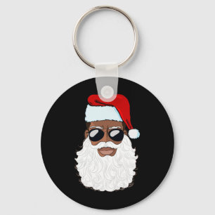 Chaveiro Papai Noel Preto Xmas Papai Noel Afro Americano Ne