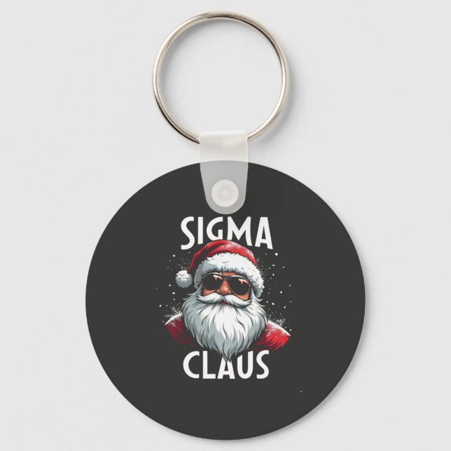 Chaveiro Papai Noel Sigma Engraçado Gen Alpha Escola Secund (Frente)