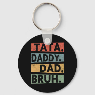Chaveiro Papai Pai Bruh Dia dos Pais Vintage Pai Engraçado 