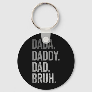 Chaveiro Papai Papai Pai Bruh para Homens Adultos Avô Mulhe