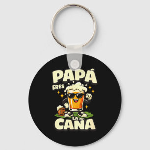 Chaveiro Papai você é a onda funny cerveja espanhola pai di