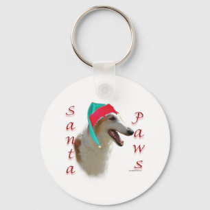 Chaveiro Papais noeis Borzoi Paws