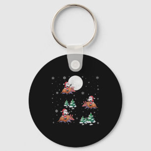 Chaveiro Papais noeis De Árvore Xmas Andando Armadillo Engr