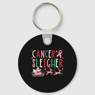 Chaveiro Papais noeis de fita cor-de-rosa cancer Rebelde-fe