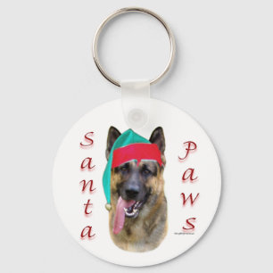 Chaveiro Papais noeis de german shepherd