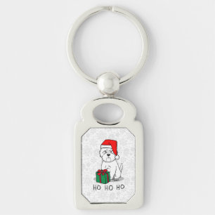 Chaveiro Papais noeis de Natal West Highland White Terrier