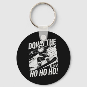 Chaveiro Papais noeis de Snowboard S de Natal