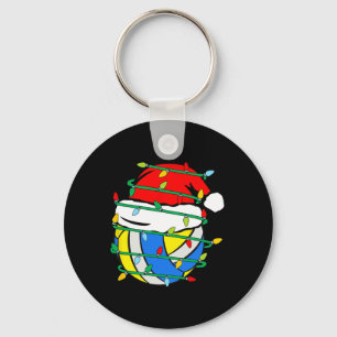 Chaveiro Papais noeis De Voleibol De Natal Xmas Crianças De
