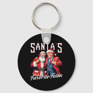 Chaveiro Papais noeis Favoritos Felon Santa Claus Trump Nat
