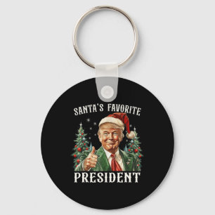 Chaveiro Papais noeis Favoritos Presidente Engraçado Trump