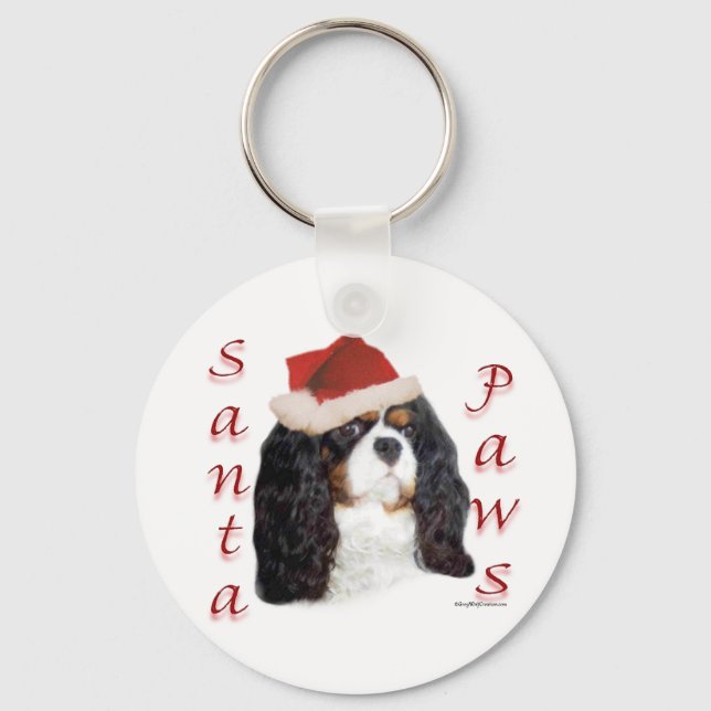 Chaveiro Papais noeis Ingleses Toy Spaniel (príncipe) (Frente)