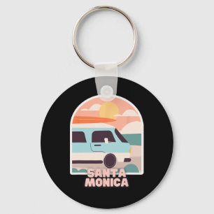 Chaveiro Papais noeis Monica Beach Retro Pastel Cores Sun E