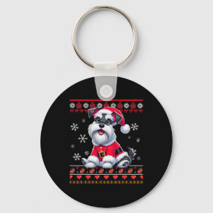 Chaveiro Papais noeis X-mas suados, Miniatura, Cachorro C