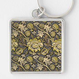 Chaveiro Papel de parede floral William Morris Wey Artes Of
